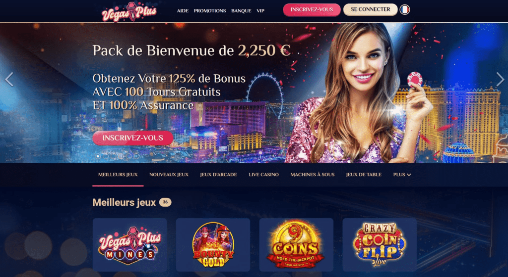 VegasPlus casino francais