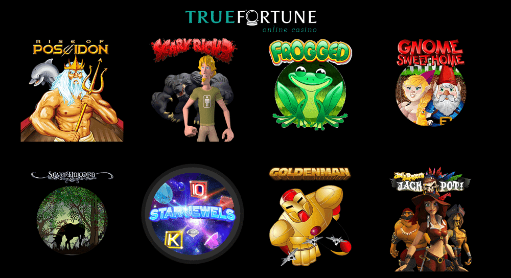 divers jeux du casino True Fortune