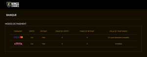 kings chance banque