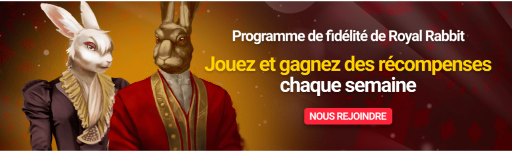 programme de fidelite de royal rabbit casino