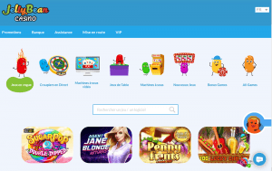 Jelly Bean Casino Affichage