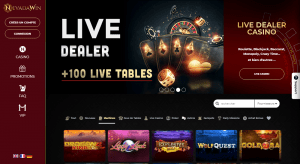 des jeux de casino Live sur Nevada Win