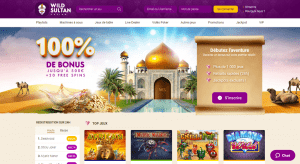 Casino Wild Sultan Interface