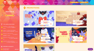 Système de bonus et promotions arlequin casino