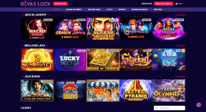 Sélection de jeux divas luck