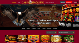 casino eagles cashback