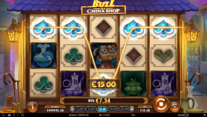 Bull in a China Shop machine a sous caracteristiques