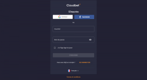 cloudbet inscription