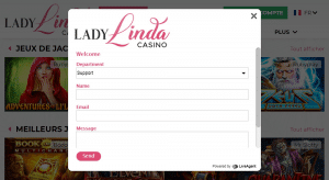 support lady linda casino