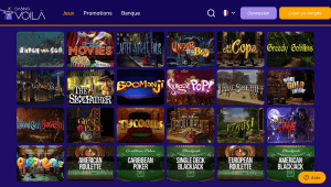 Casino Voila interface