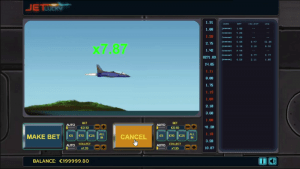 Options de pari sur JetLucky