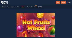 bonus hot fruit wheel richprize casino