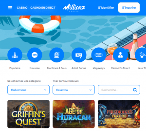 Millionz Casino 2022 apercu