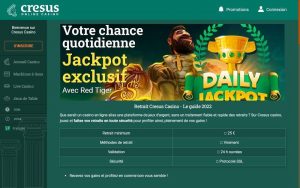 guide retrait cresus casino