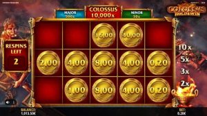 potentiel de gain de Colossus Hold & Win