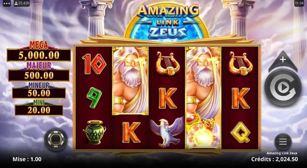 Amazing Link Zeus fonctionnalites