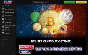 Vive Mon Casino bonus crypto