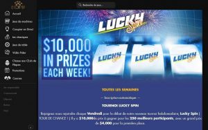 tournoi lucky spin lecoinflip