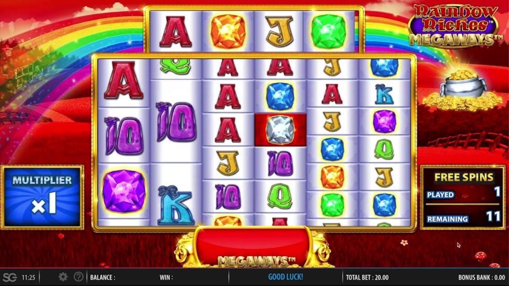 Rainbow Riches Megaways conception