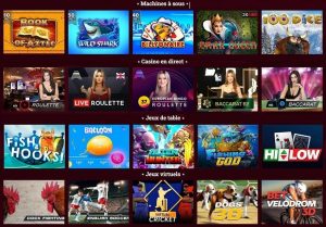jeux et logiciels sur Luck of Spins