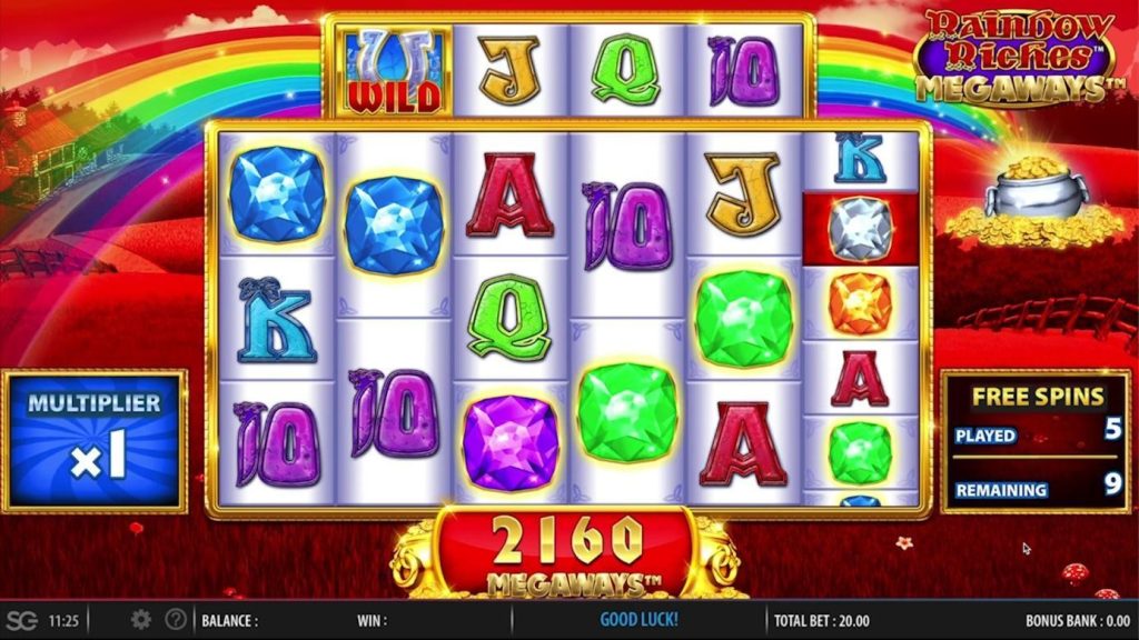 symboles Rainbow Riches Megaways