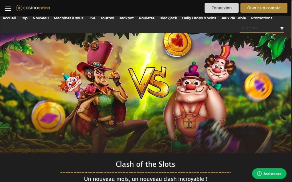Clash of the Slots extra casino