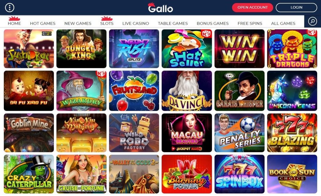 Gallo Casino slots