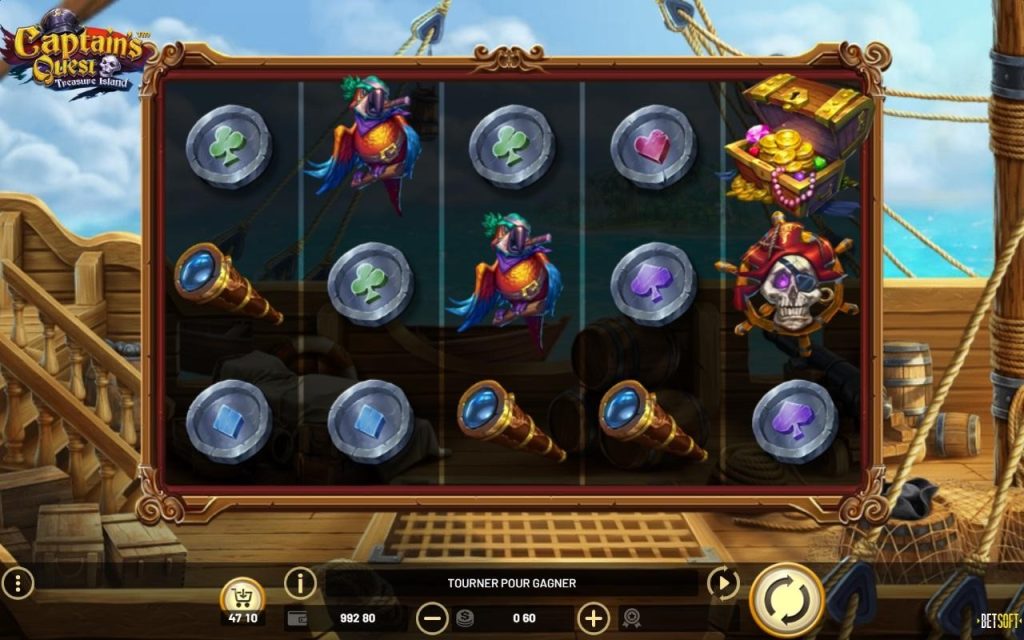 Captain’s Quest Treasure Island theme