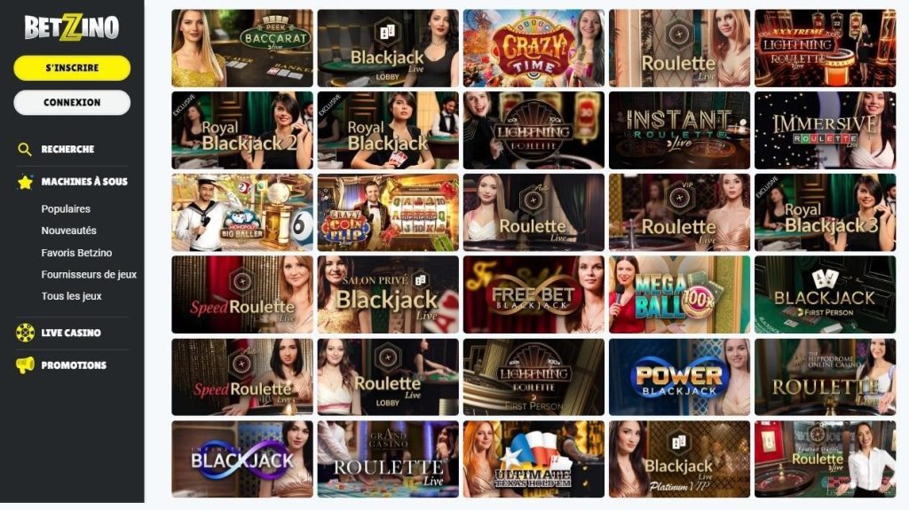 Betzino Casino en direct