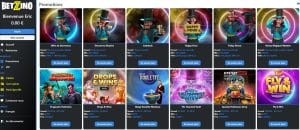 Betzino Bonus et promotions