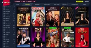 Rabona Casino live