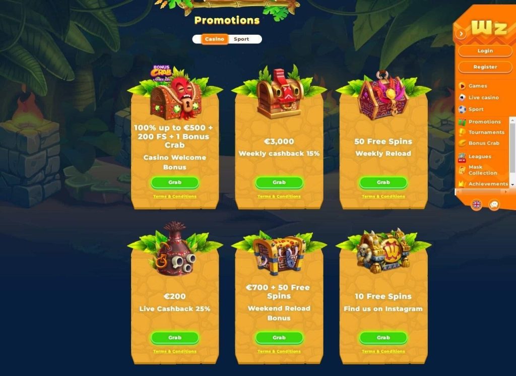 Wazamba Bonus Casino