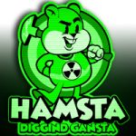 hamsta digging gangsta logo