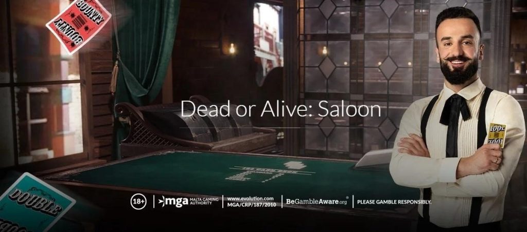 Dead or Alive Saloon Live de Evolution Gaming