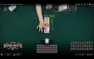 trois types cartes bonus Dead or Alive Saloon Live