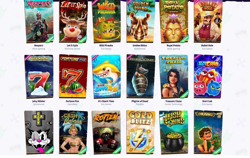 Casombie Casino jeux