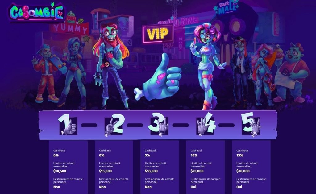 programme VIP casombie