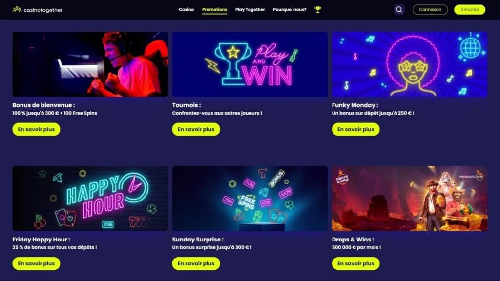 Casino Together promotions