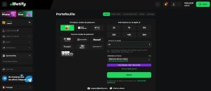 Méthodes de Paiement sur Betify