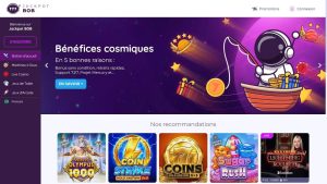 Jackpot Bob accueil