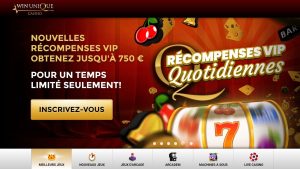 Unique Casino accueil