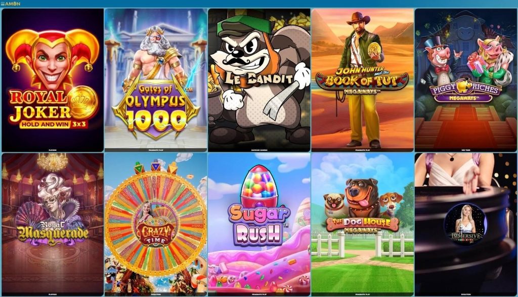 meilleures machines à sous Amon Casino