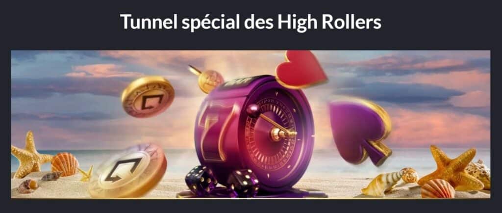 Tunnel des High Rollers tortuga