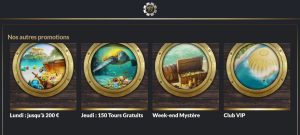 bonus quotidiens sur Tortuga