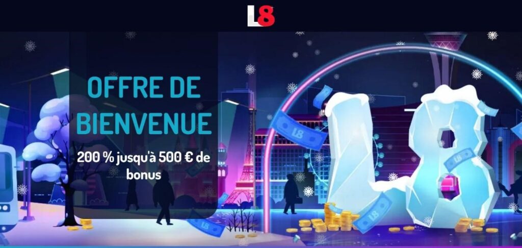 Lucky8 offre bienvenue