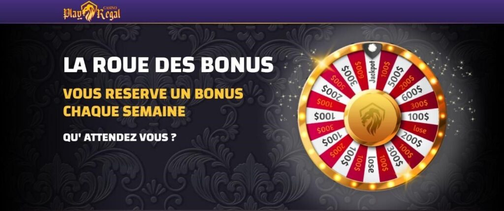 play regal roue des bonus