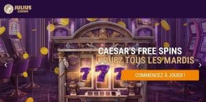 accueil Julius Casino