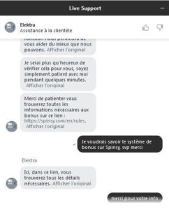 spinsy support client