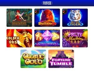 machines à sous sur Europe Fortune casino