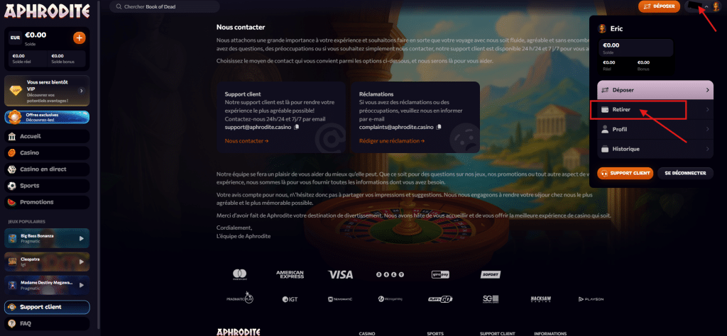 Etape 1 : Se connecter à son compte joueur